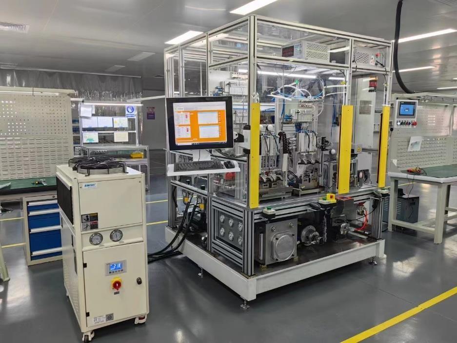 Solenoid valve performance test bench