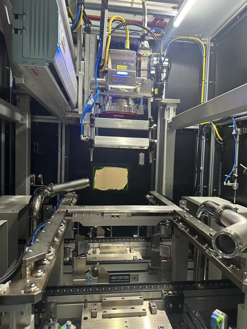 Laser welding assembly station