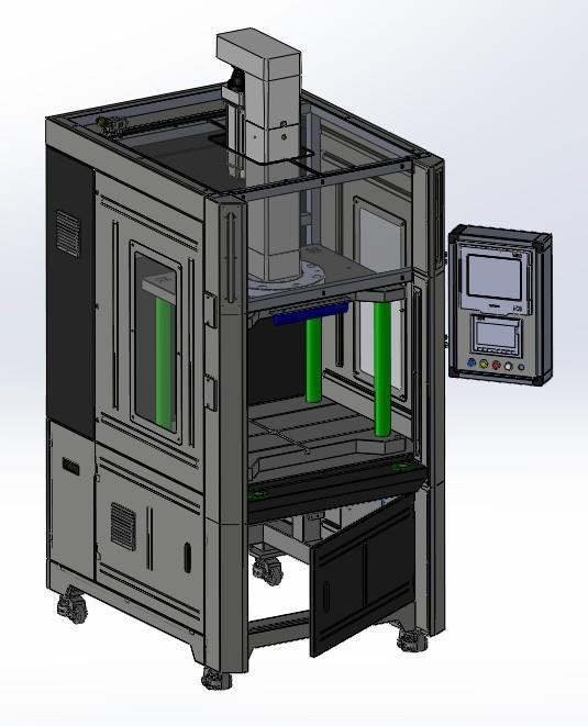 Electronic press station